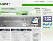 Tablet Screenshot of lxhost.com